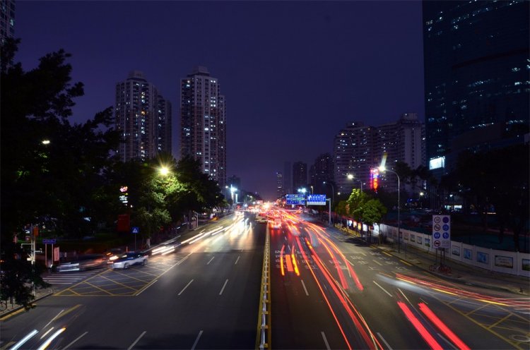 城市景观照明-深圳“金三角”AG大厅游戏官网商业核心区照明工程图片